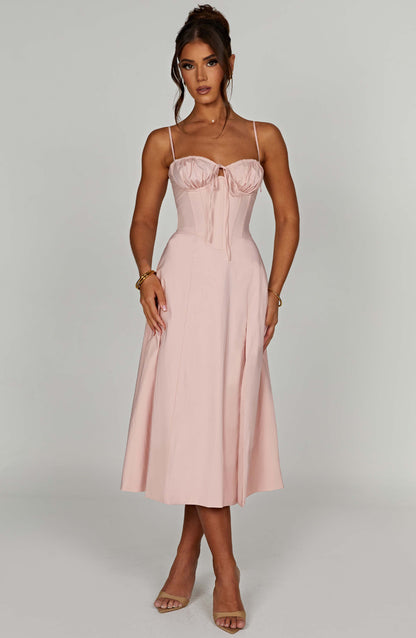 Robe mi-longue Deanna - Blush