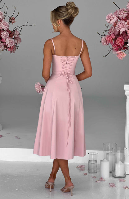 Robe mi-longue Deanna - Blush