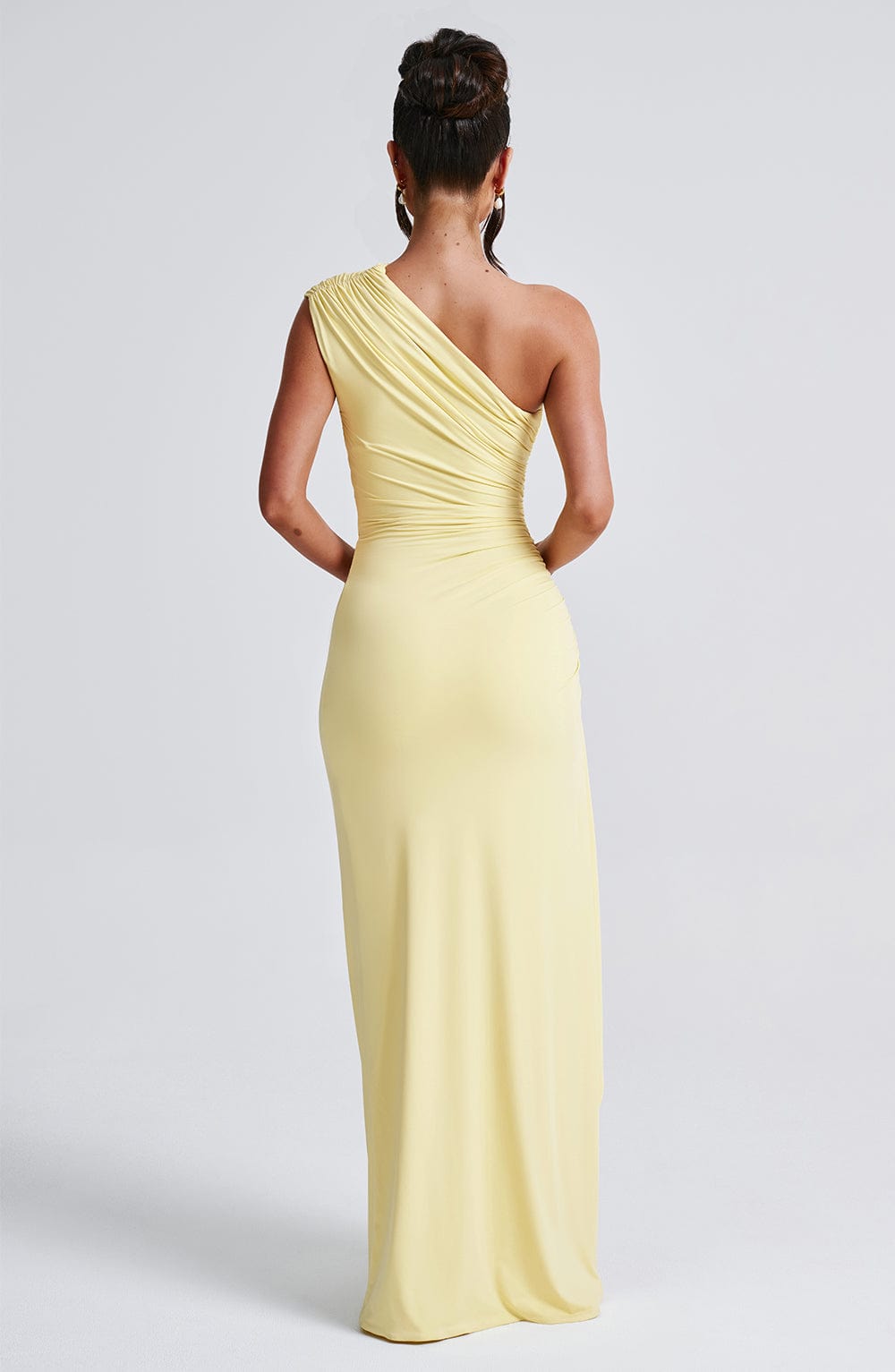 Robe longue Delaney - Citron