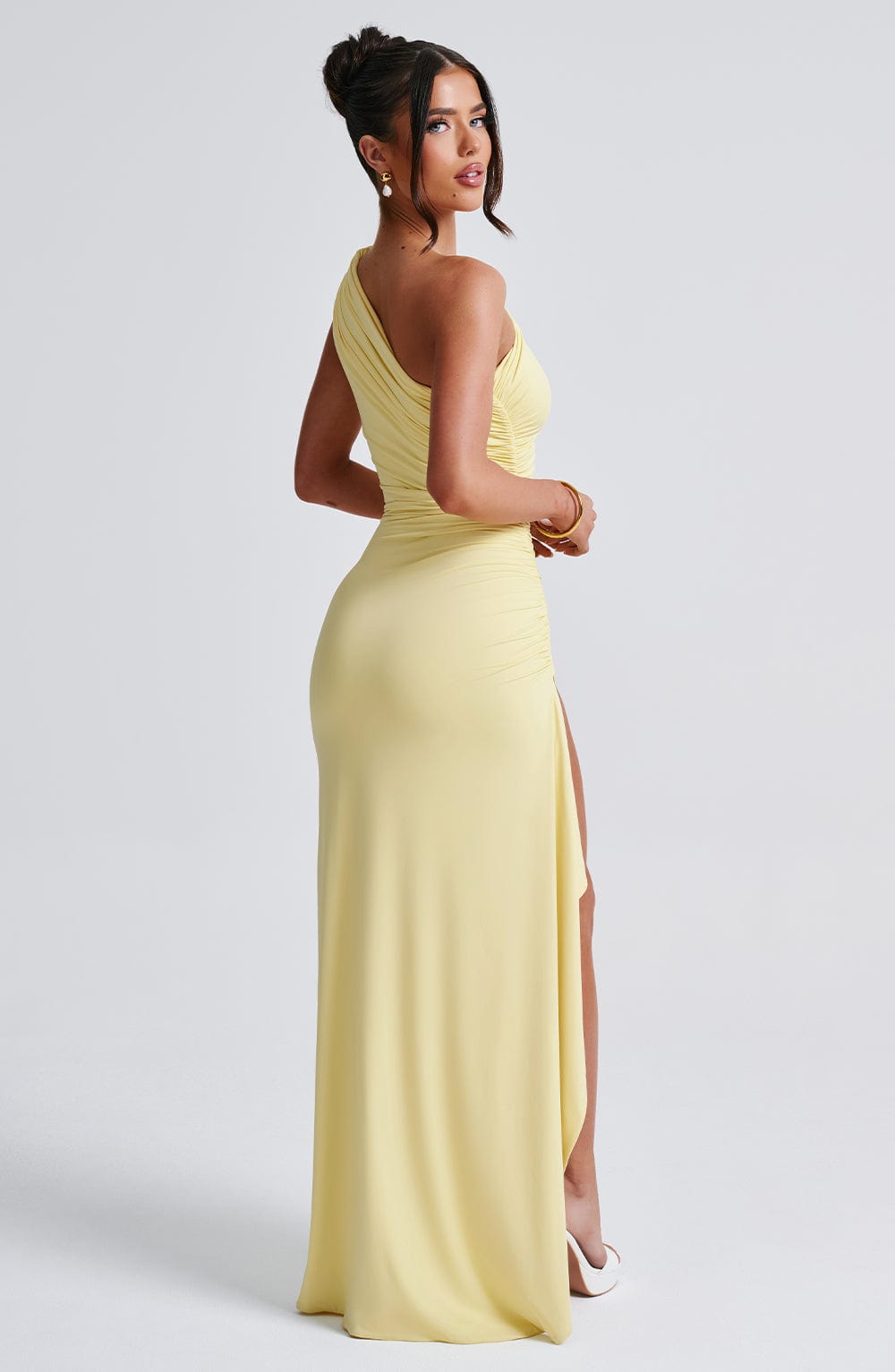 Robe longue Delaney - Citron