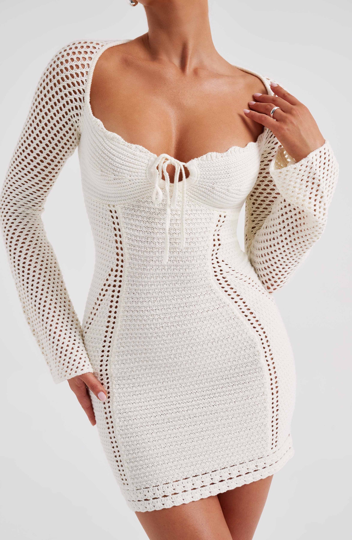 Robe courte Dezi - Blanc