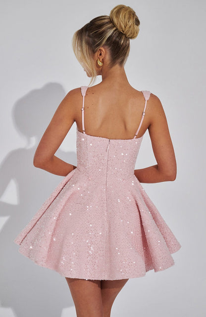 Robe courte Dorothy - Blush