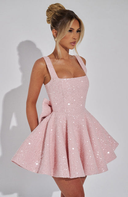 Robe courte Dorothy - Blush