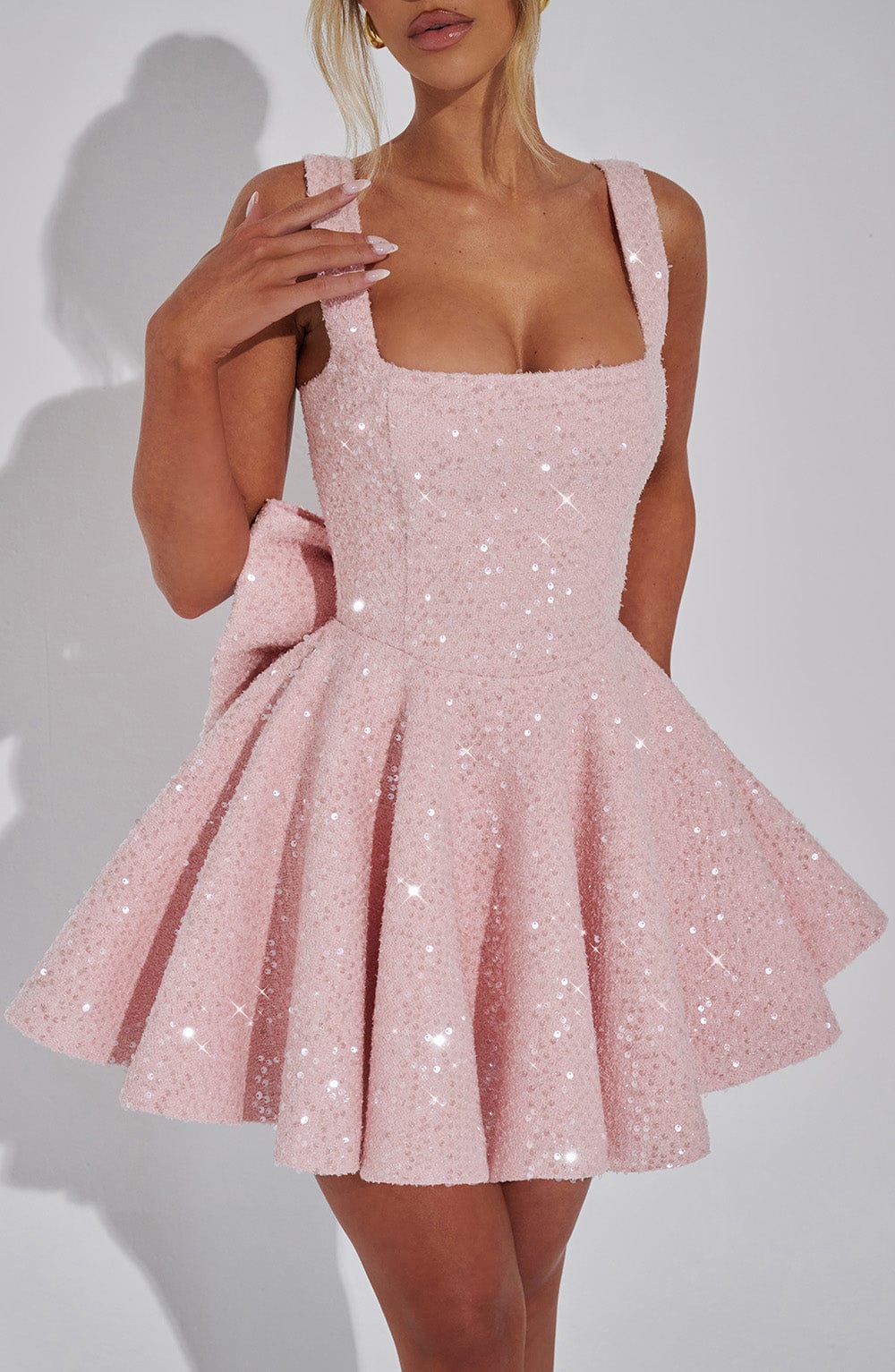 Robe courte Dorothy - Blush