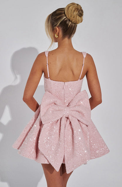 Robe courte Dorothy - Blush