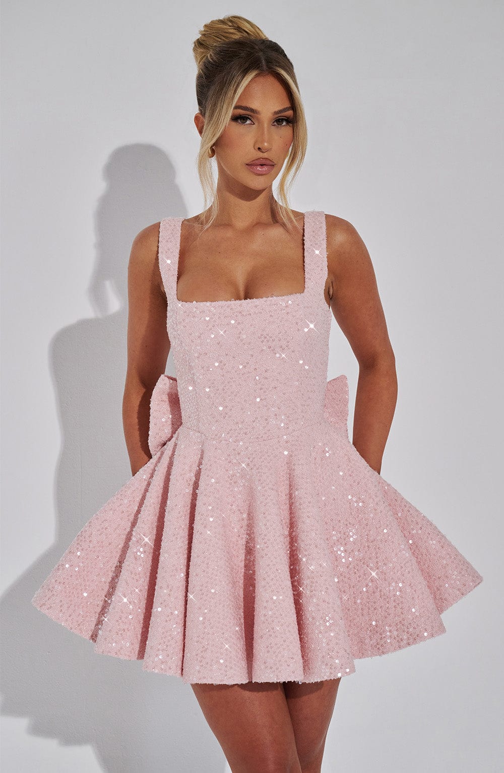 Robe courte Dorothy - Blush