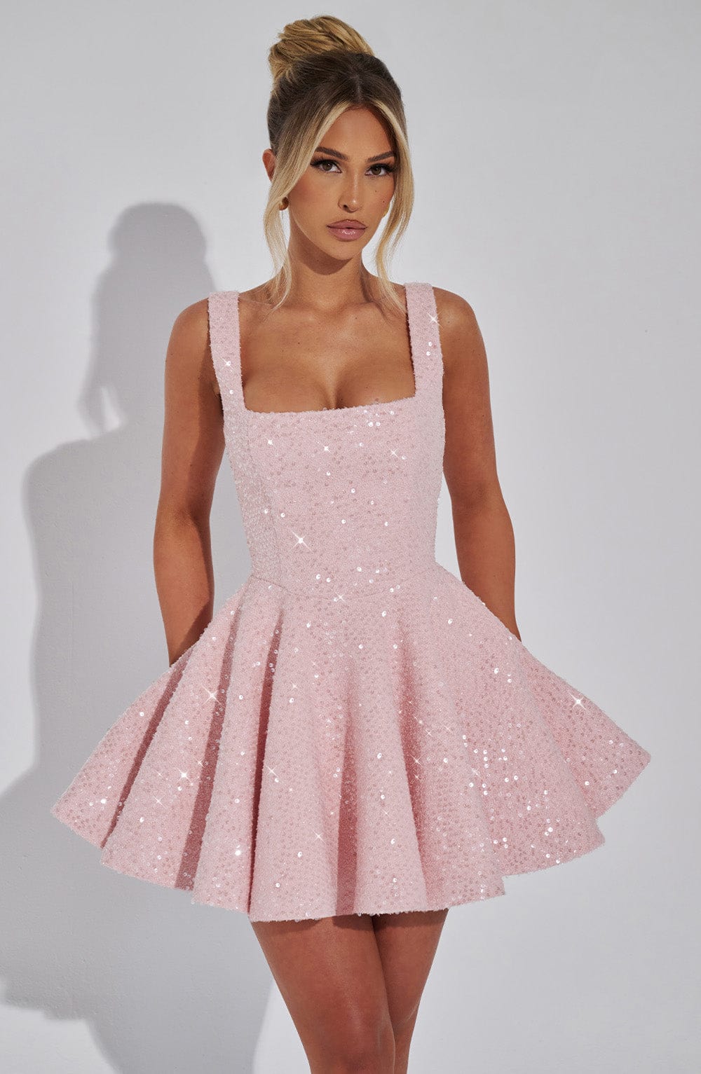 Robe courte Dorothy - Blush