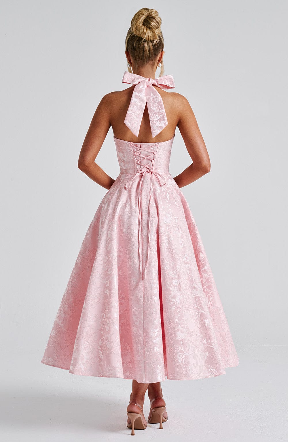 Robe mi-longue Effie - Blush