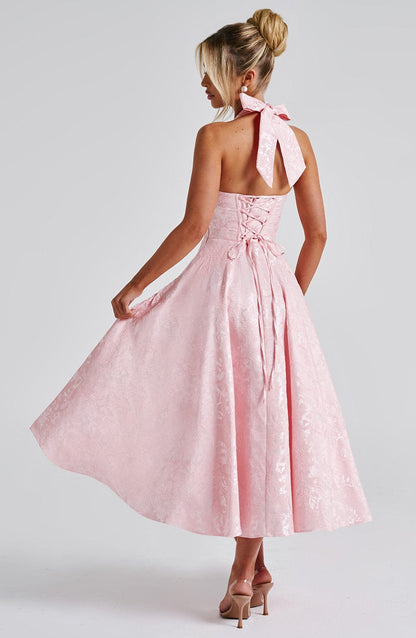 Robe mi-longue Effie - Blush