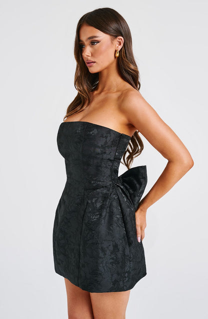 Robe courte Elenora - Noir