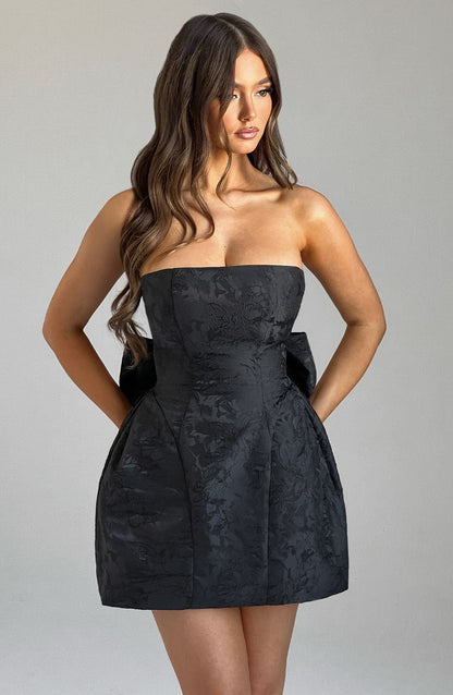 Robe courte Elenora - Noir