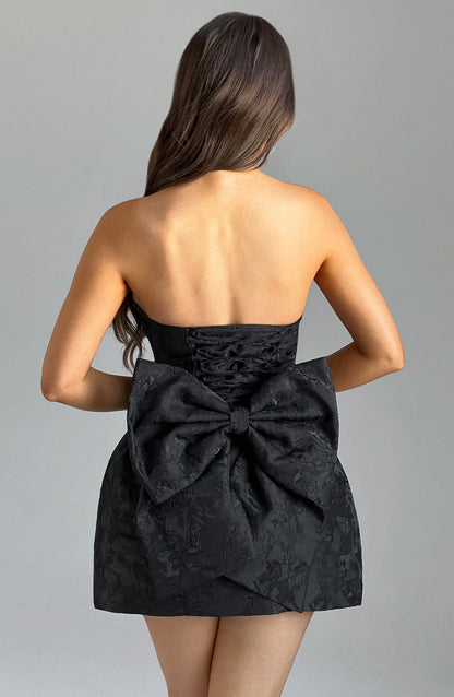 Robe courte Elenora - Noir