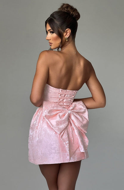 Robe courte Elenora - Blush