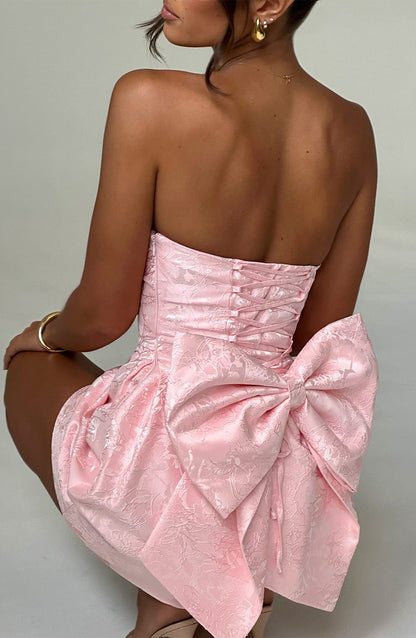 Robe courte Elenora - Blush