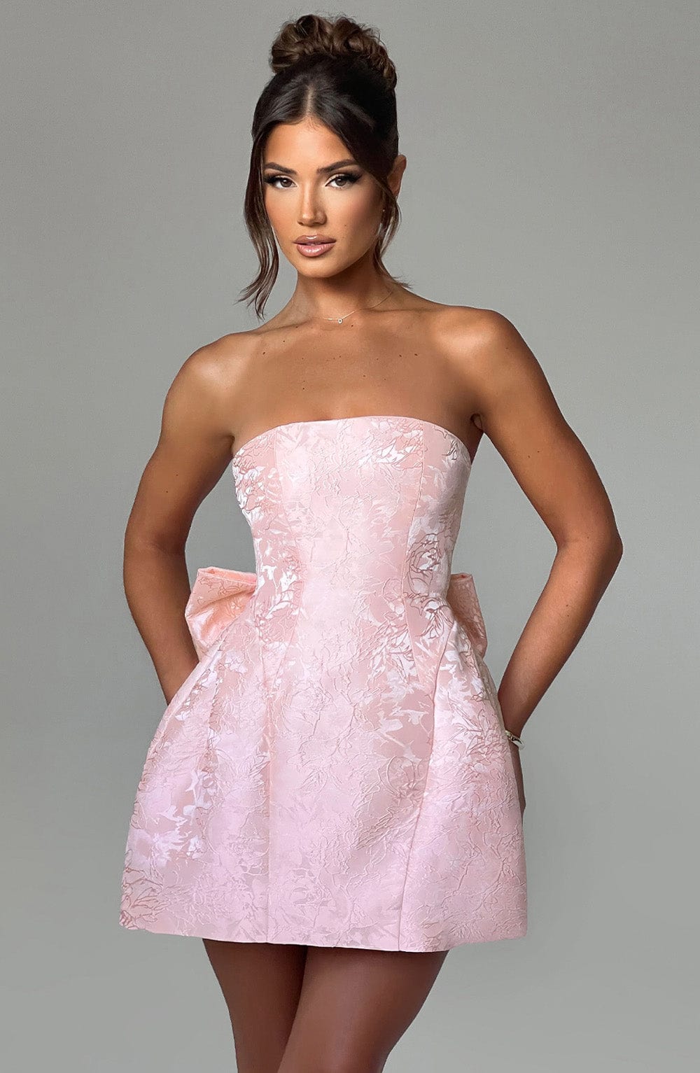 Robe courte Elenora - Blush