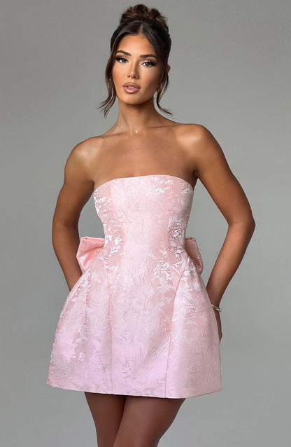 Robe courte Elenora - Blush