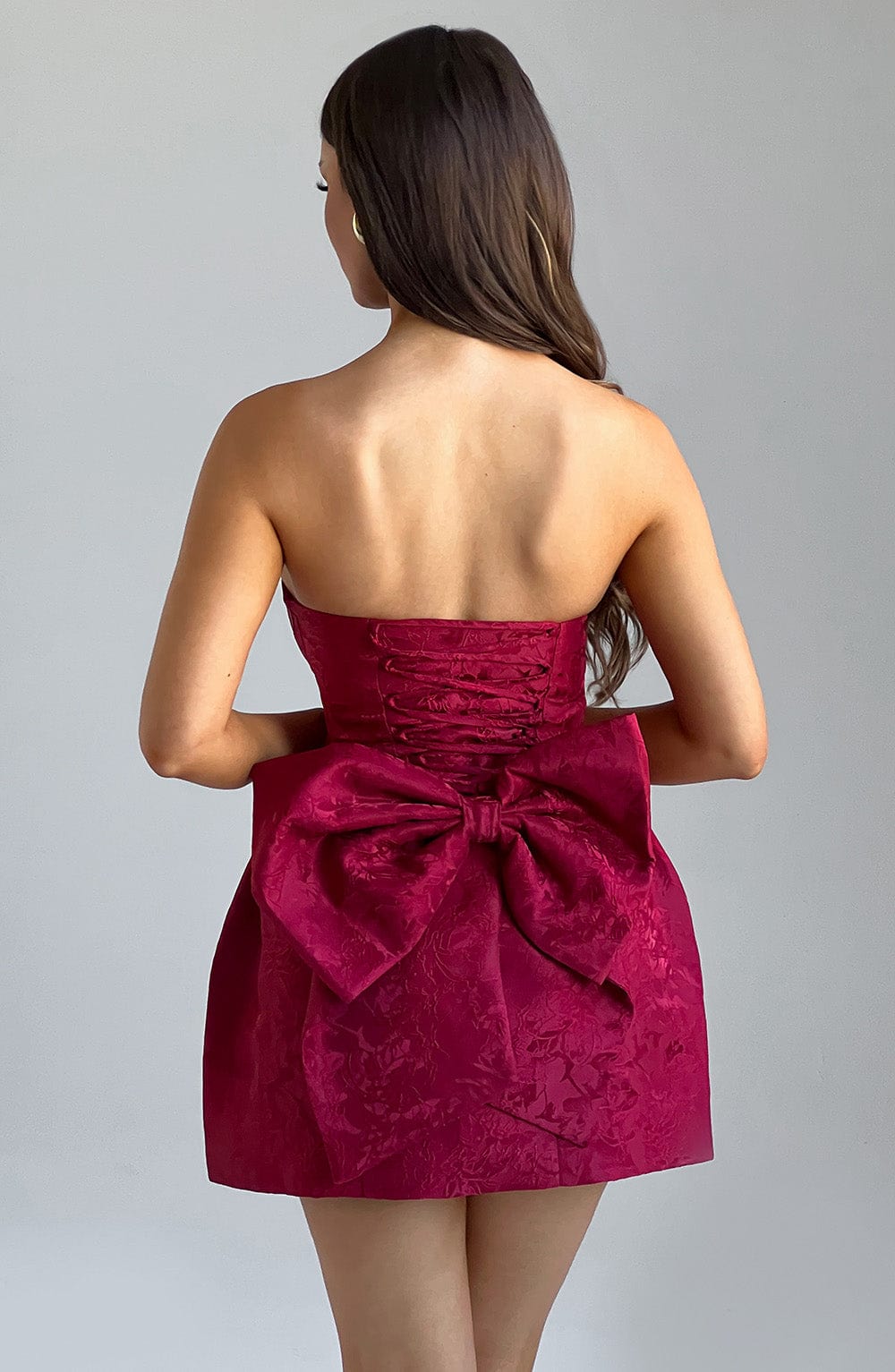 Robe courte Elenora - Rouge