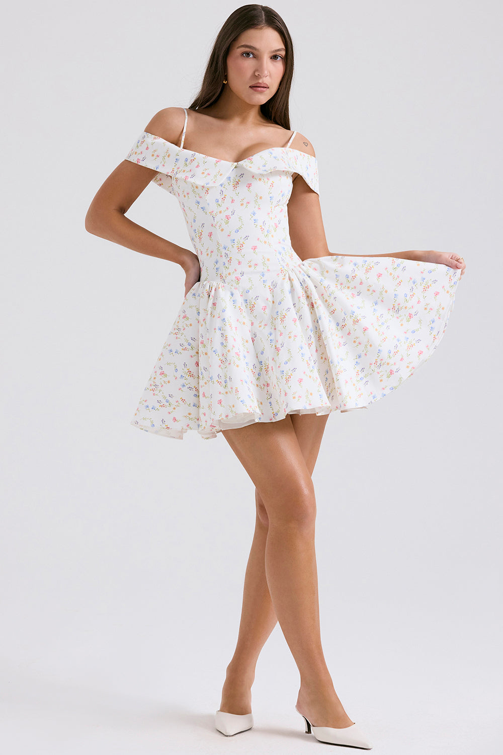 Florine Robe Courte — Fleuri