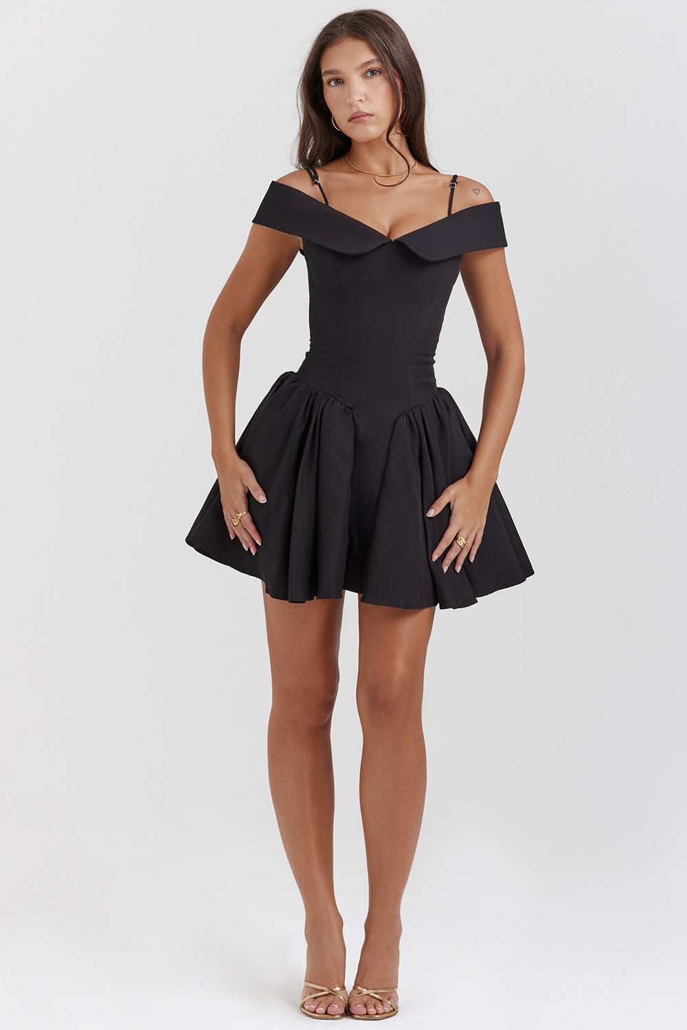 Florine Robe Courte — Noir