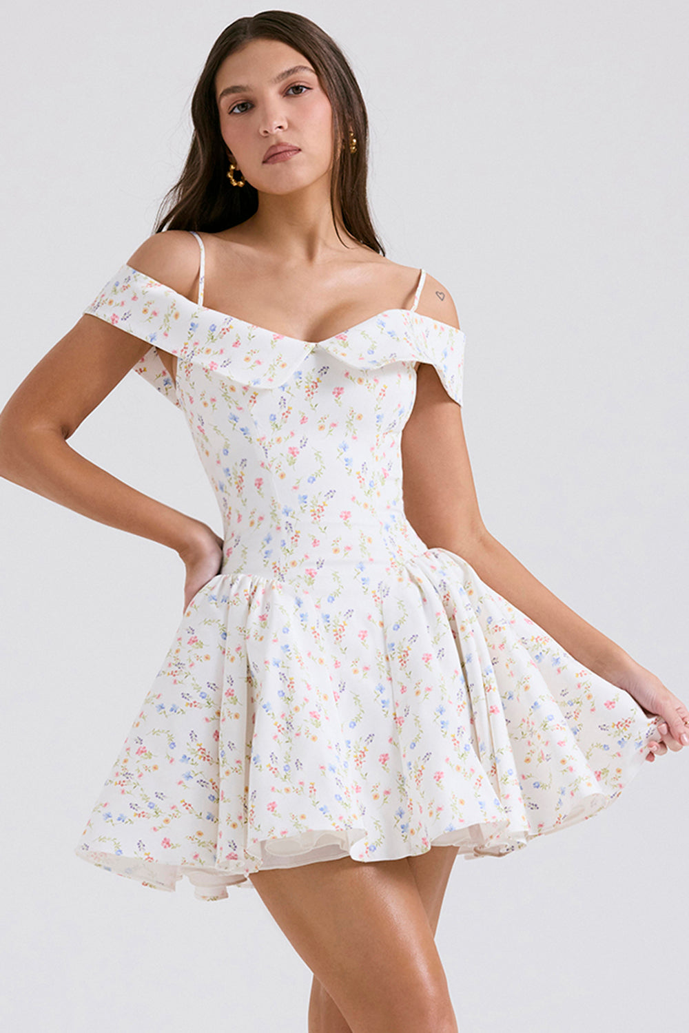 Florine Robe Courte — Fleuri