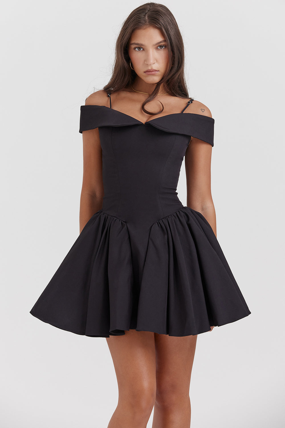 Florine Robe Courte — Noir