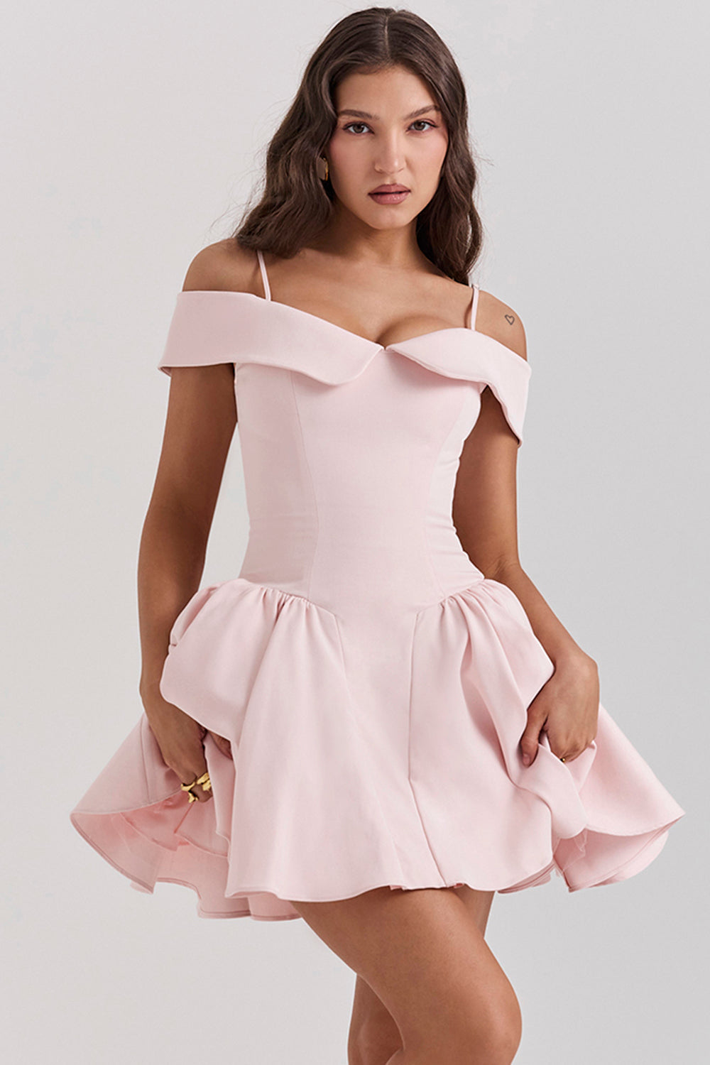 Florine Robe Courte — Rose