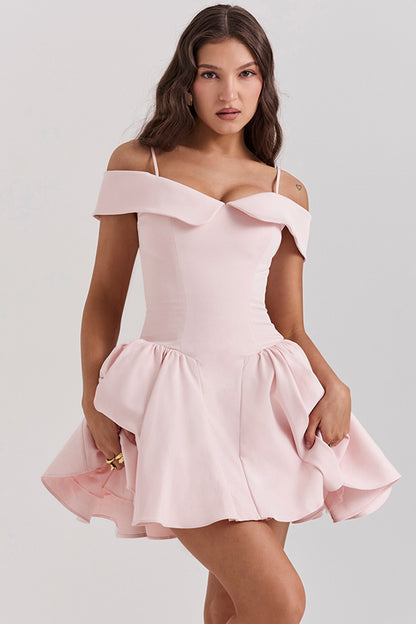 Florine Robe Courte — Rose