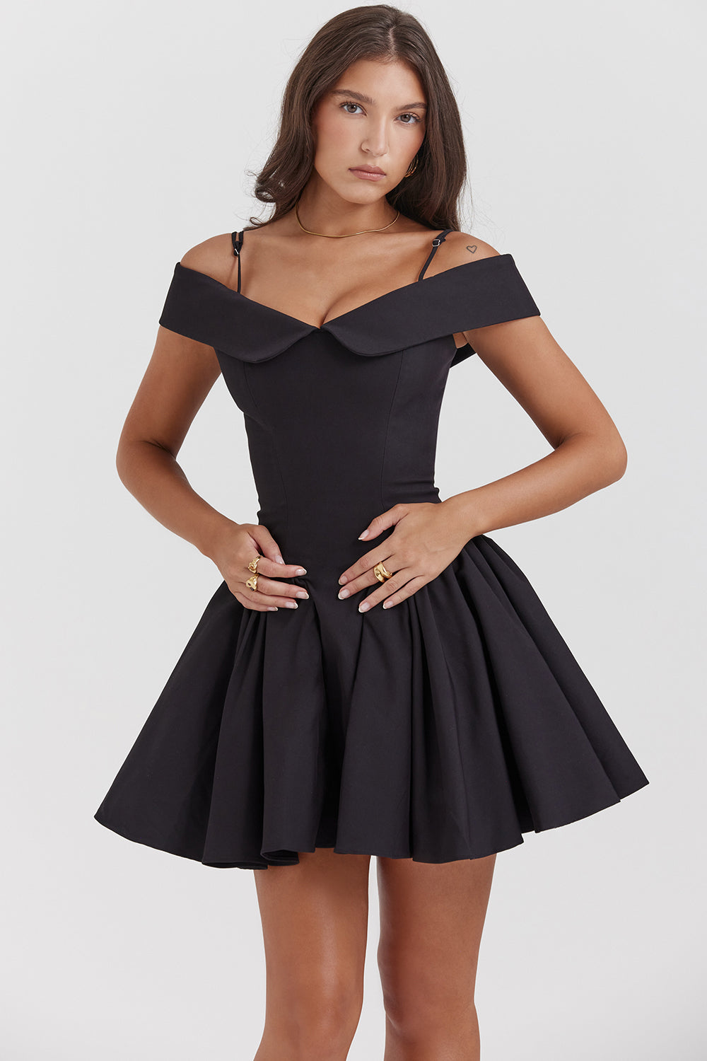 Florine Robe Courte — Noir