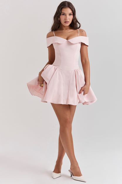 Florine Robe Courte — Rose