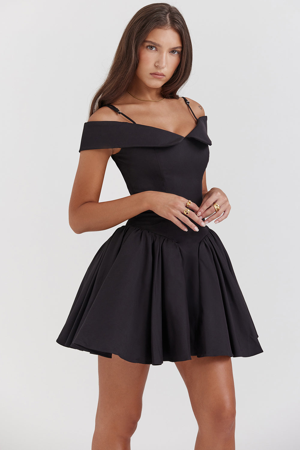 Florine Robe Courte — Noir