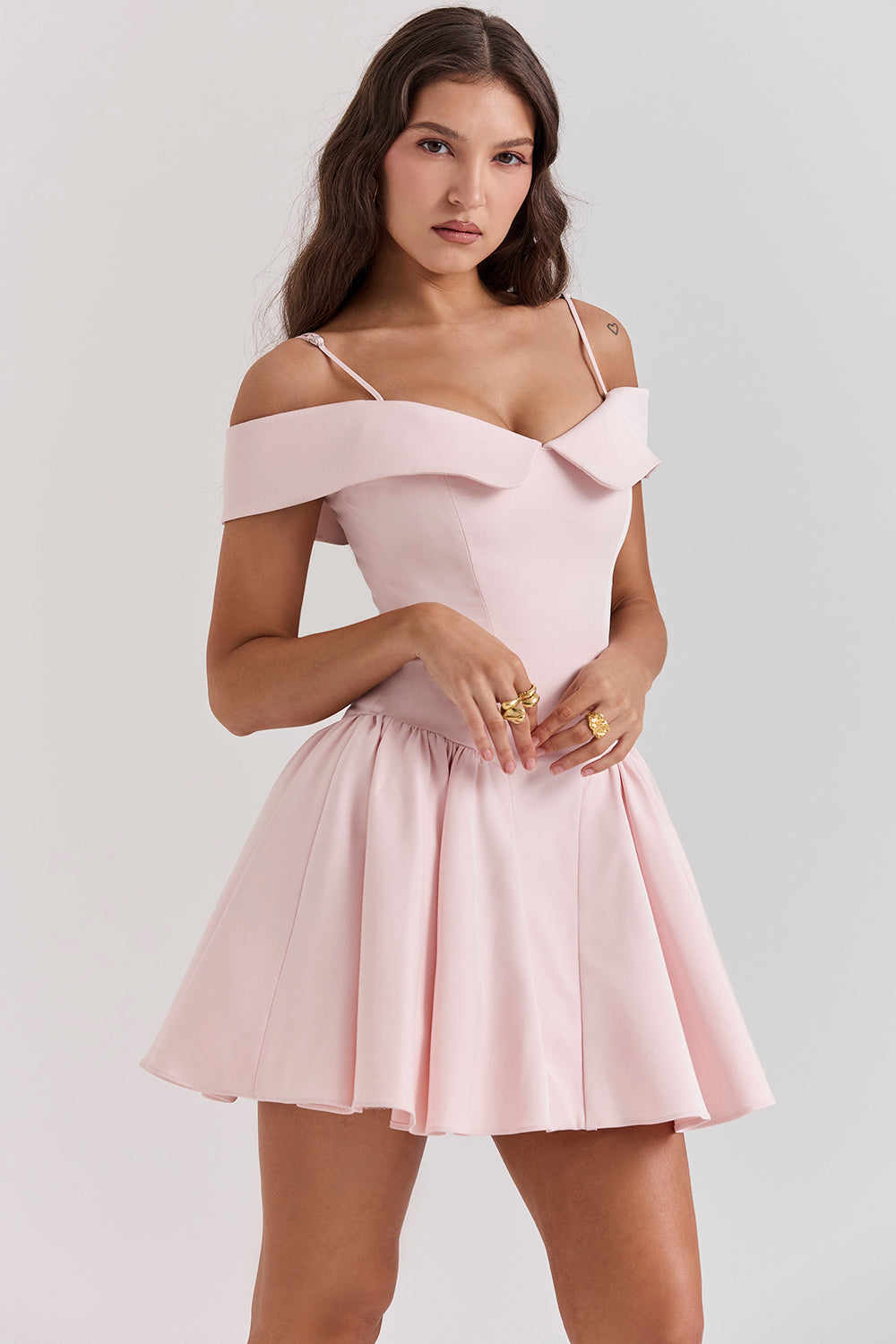 Florine Robe Courte — Rose