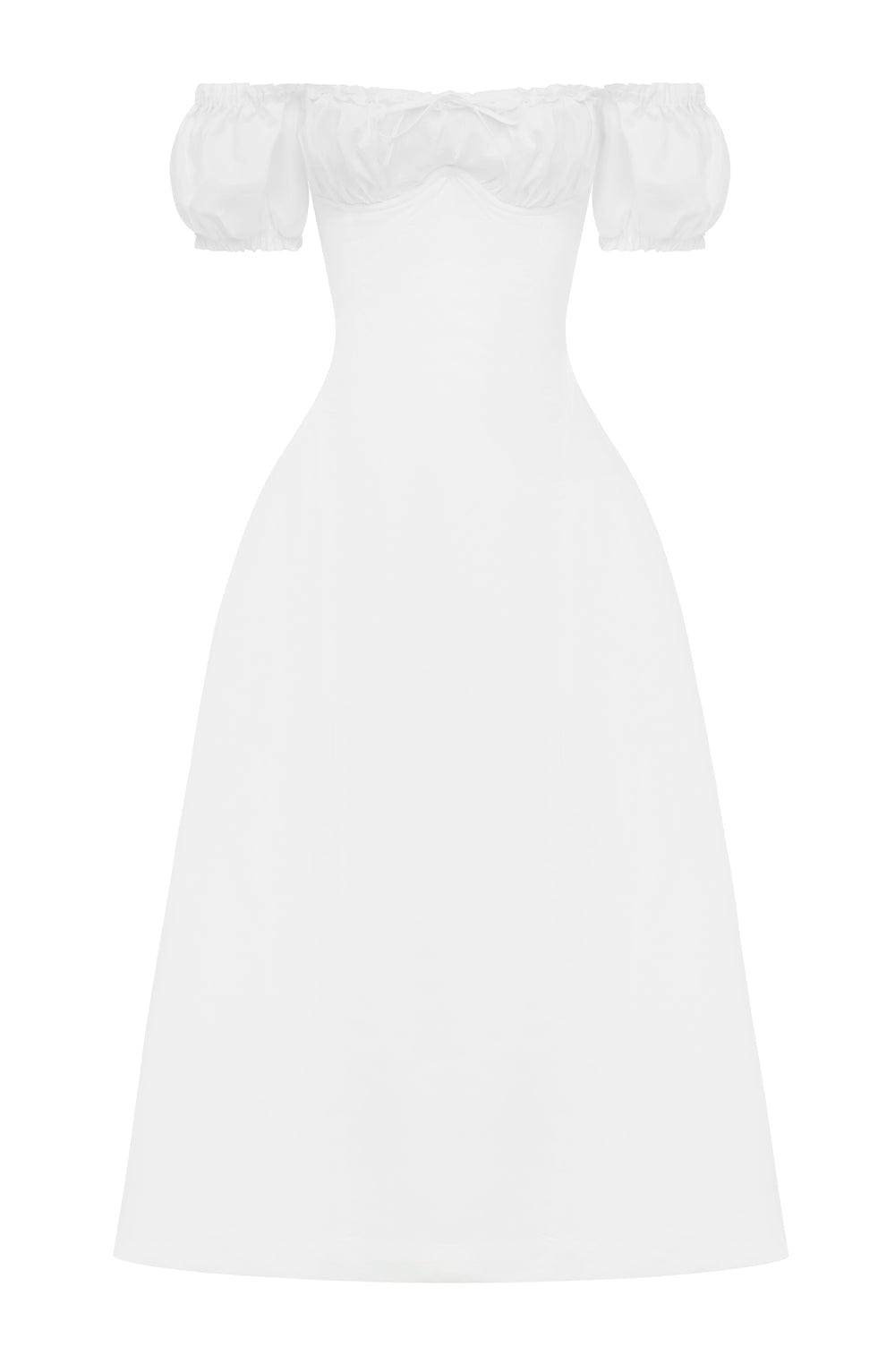 Elora Midi Dress - Ivory