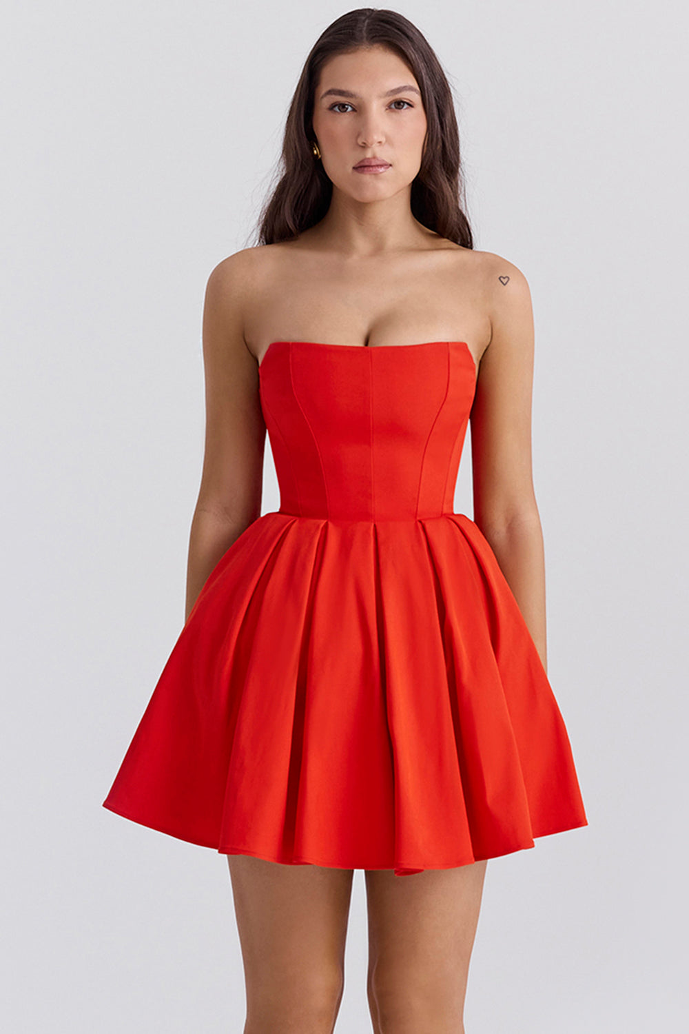 Adèle Robe Courte — Rouge