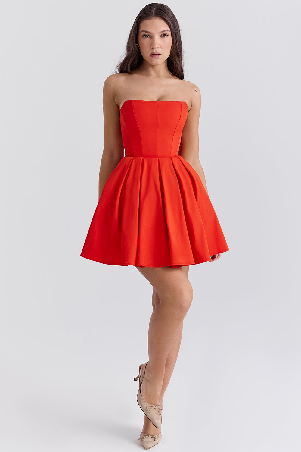 Adèle Robe Courte — Rouge