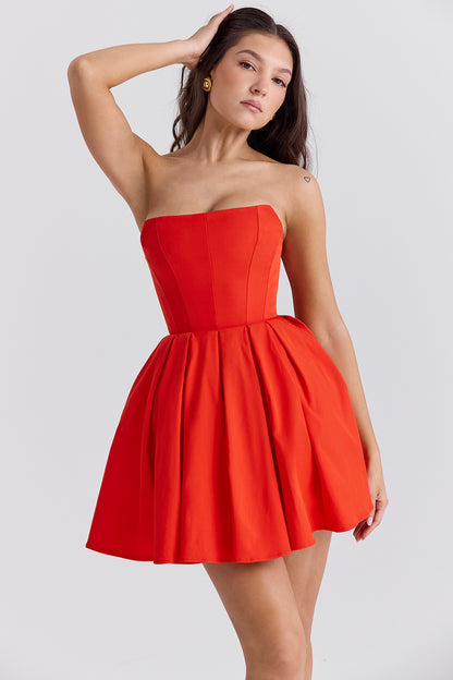 Adèle Robe Courte — Rouge