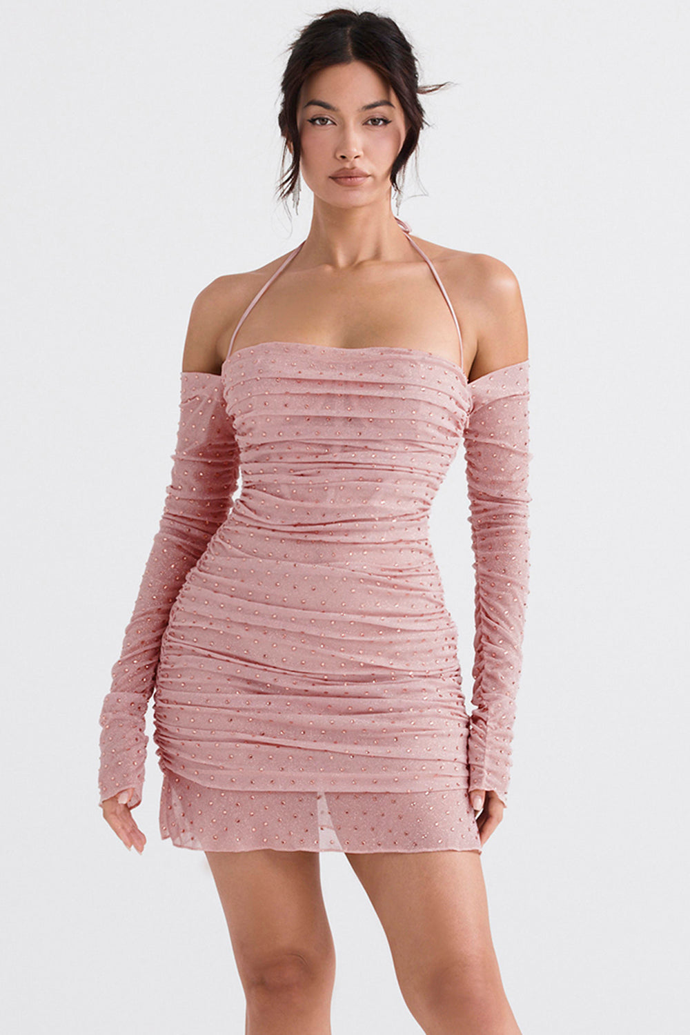 Cassandre Robe Courte Rose