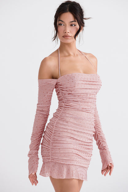 Cassandre Robe Courte Rose