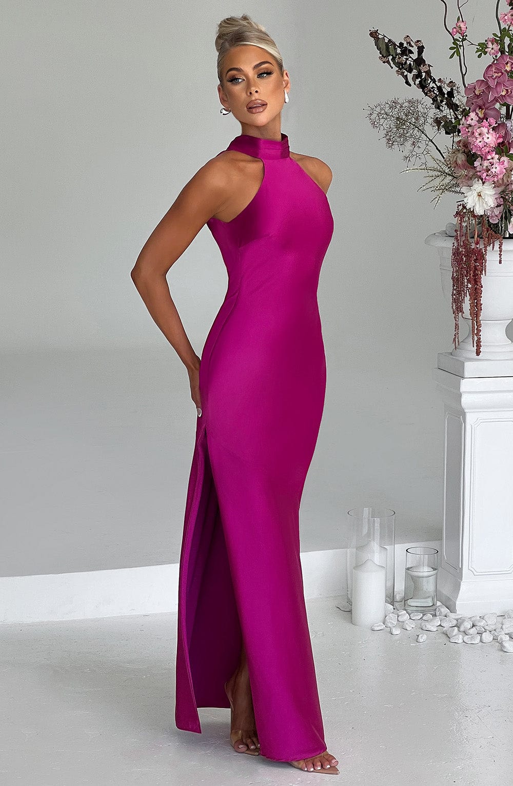 Etta Maxi Dress - Hot Pink