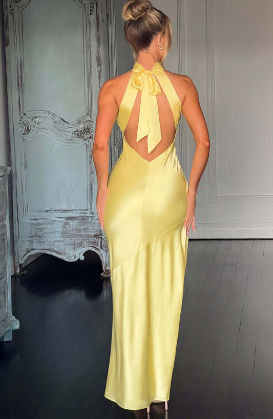 Robe longue Etta - Citron