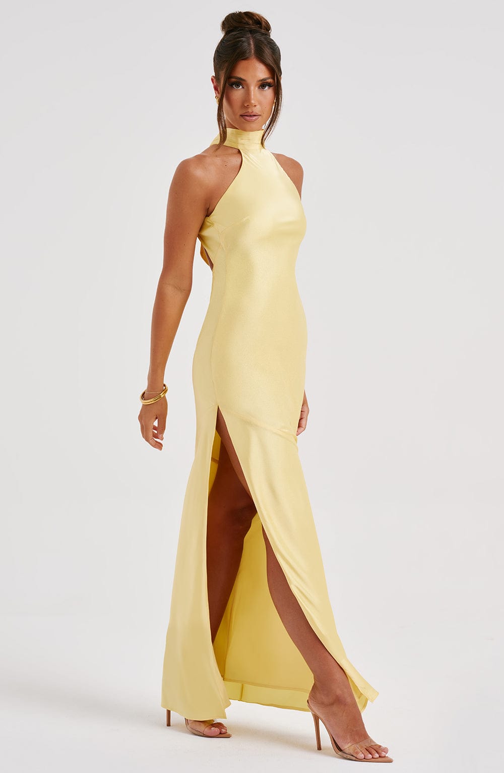 Robe longue Etta - Citron