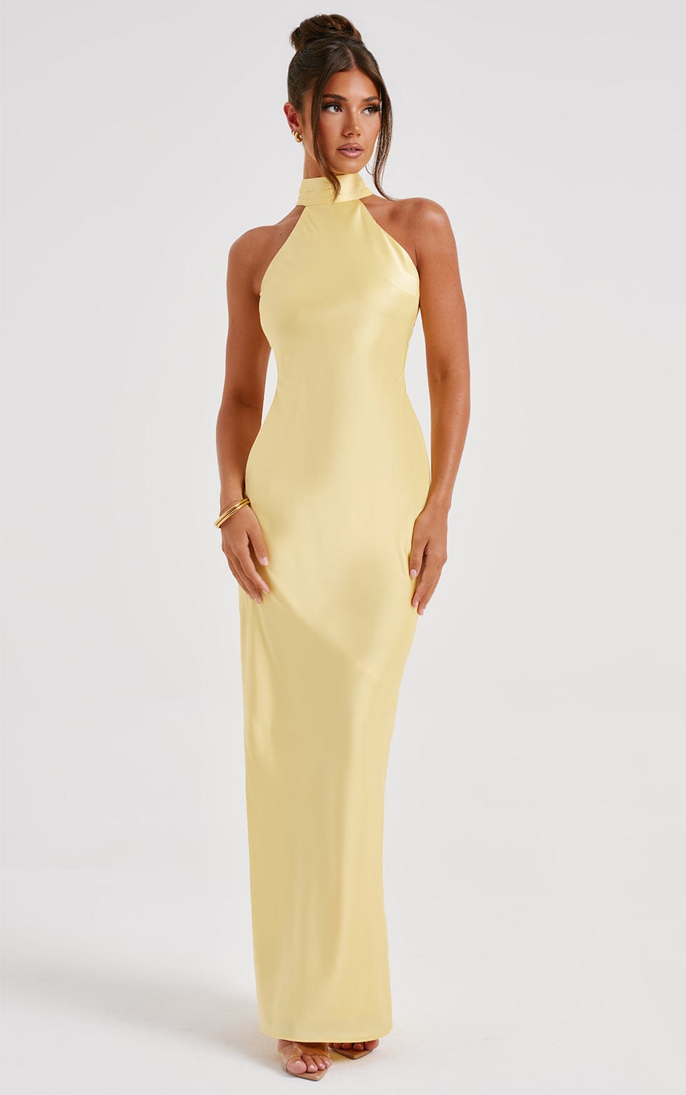 Robe longue Etta - Citron