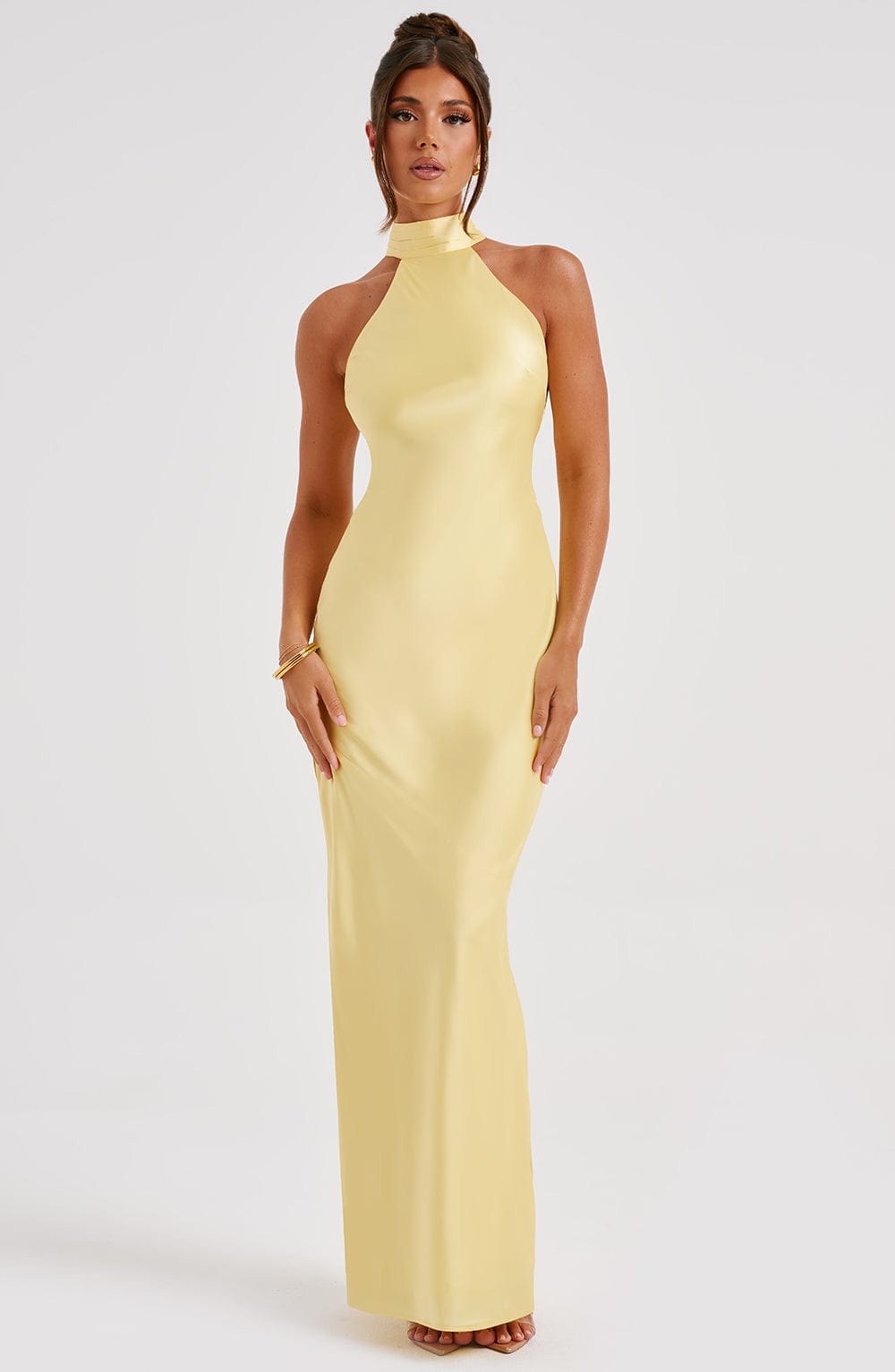 Robe longue Etta - Citron