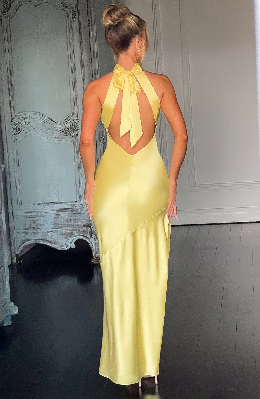 Robe longue Etta - Citron