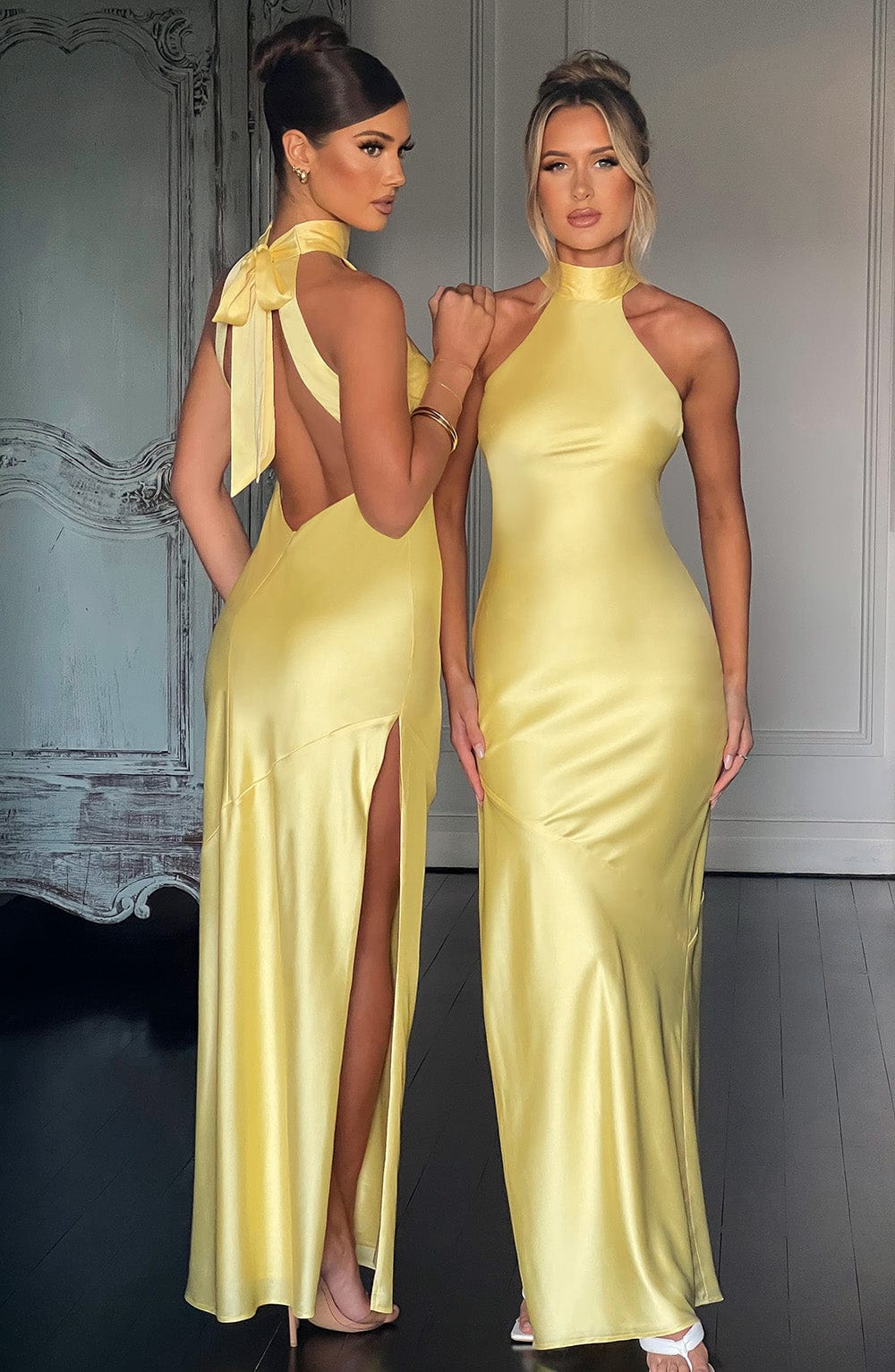 Robe longue Etta - Citron