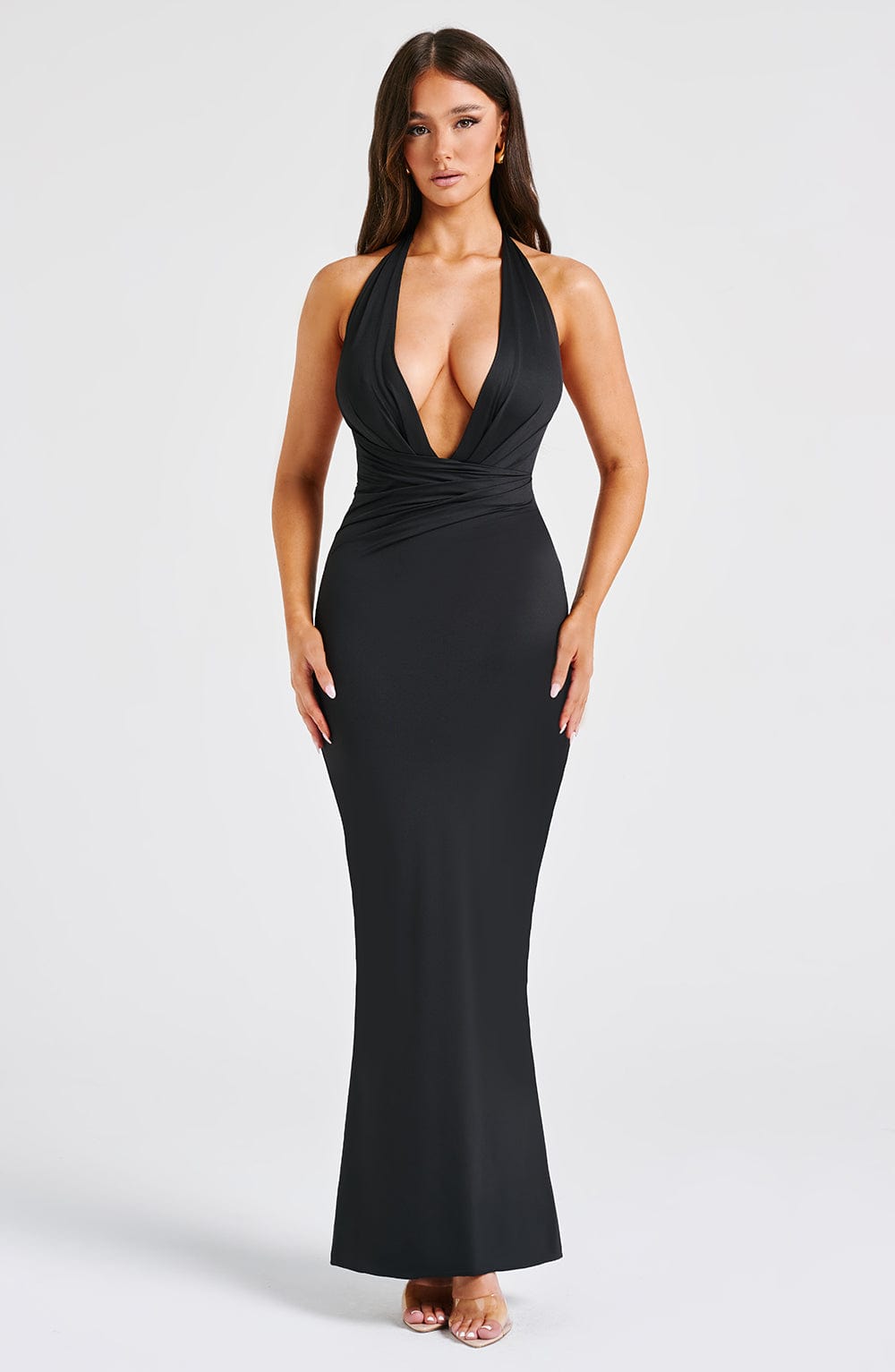 Robe longue Evangeline - Noir