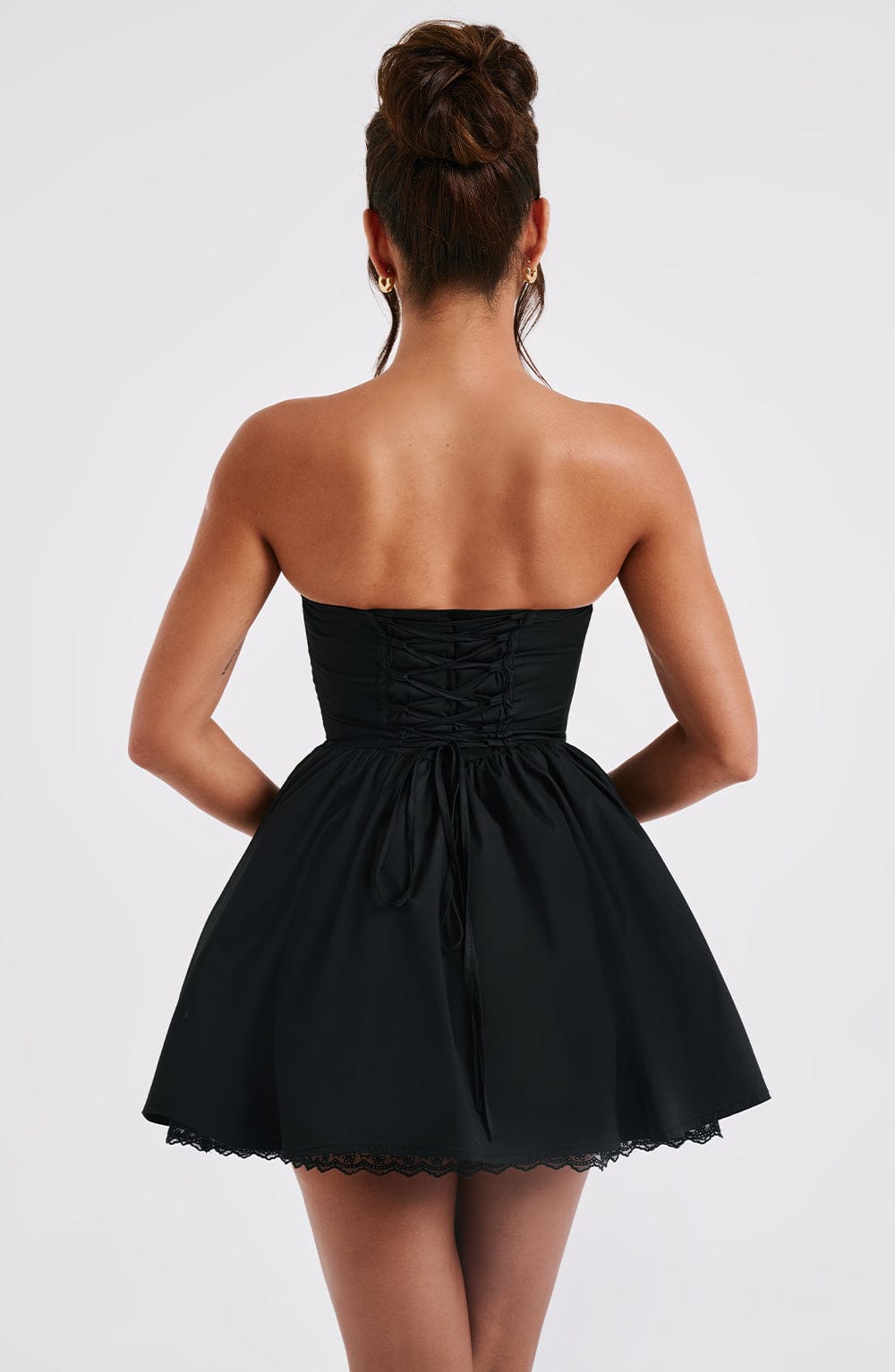 Robe courte Evie - Noir