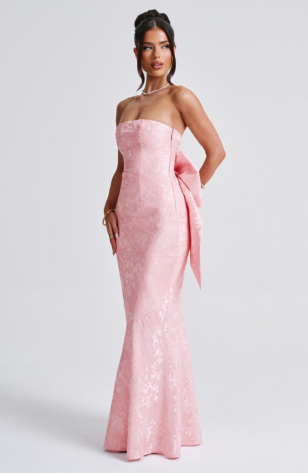 Robe longue Felicity - Blush