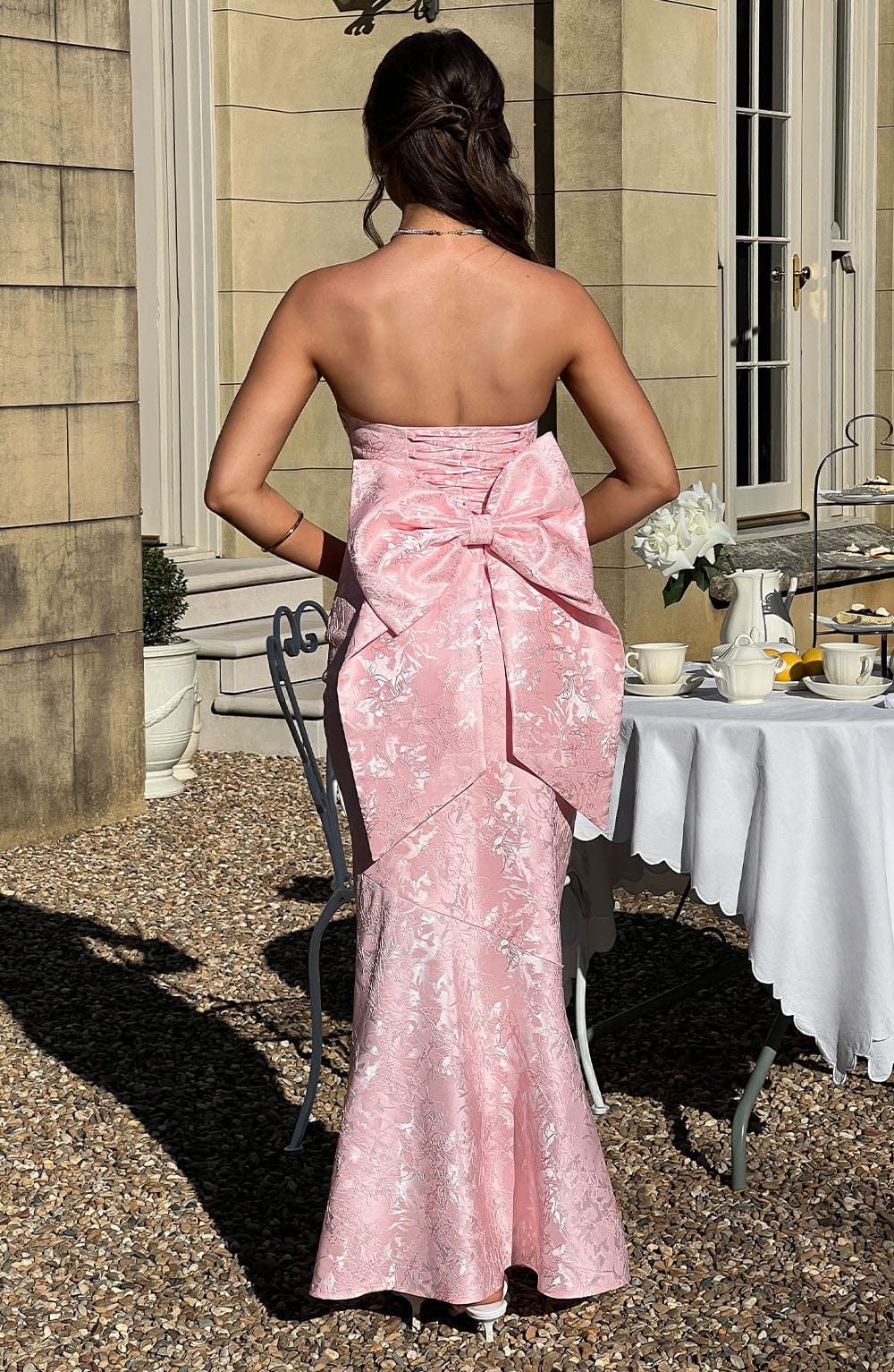 Robe longue Felicity - Blush