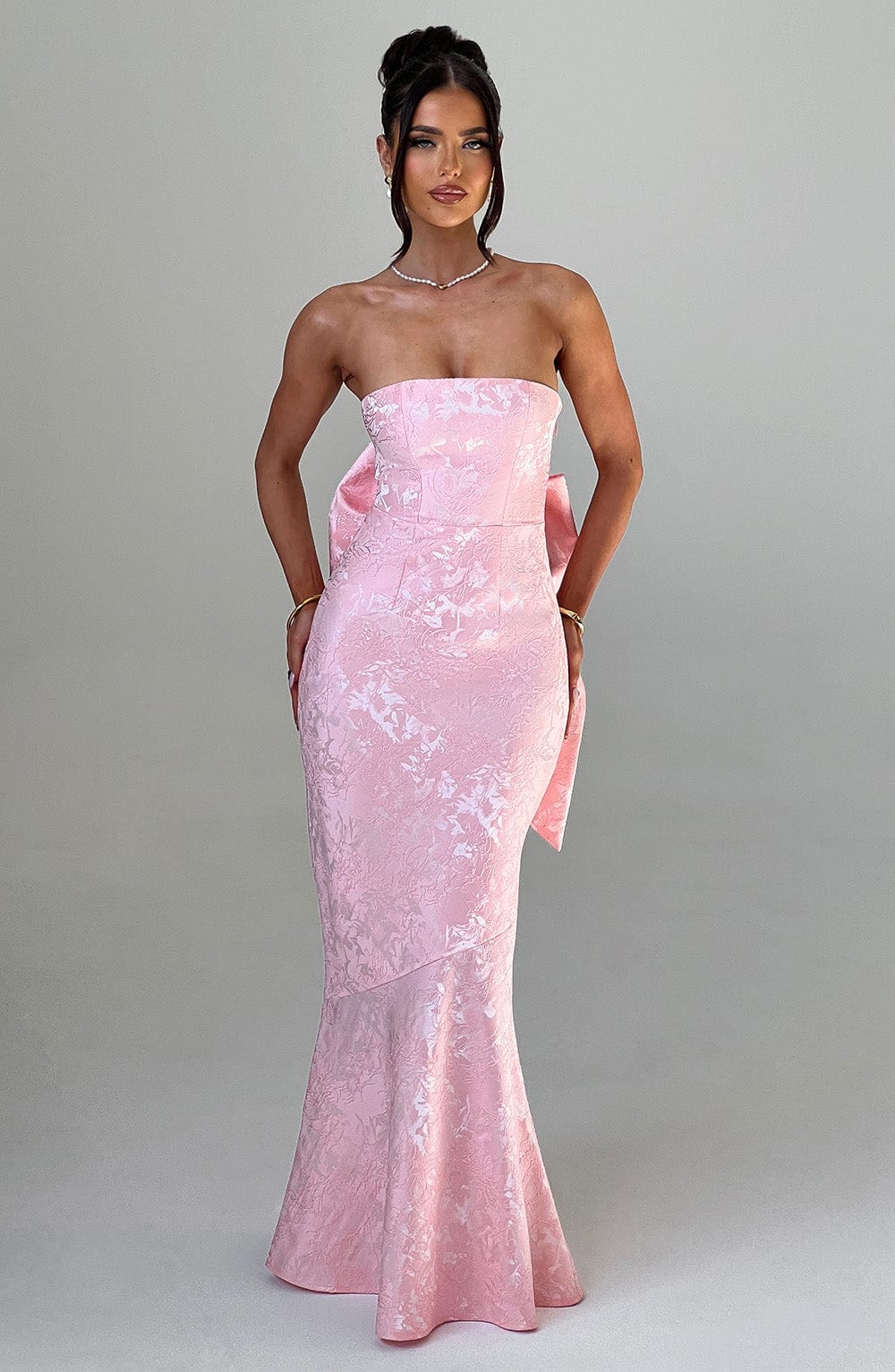 Robe longue Felicity - Blush