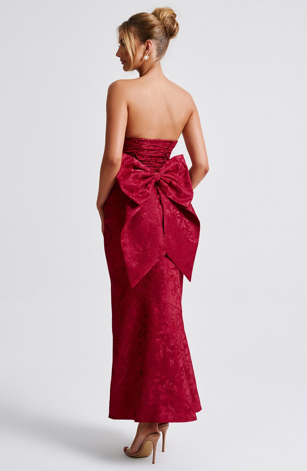 Robe longue Felicity - Rouge